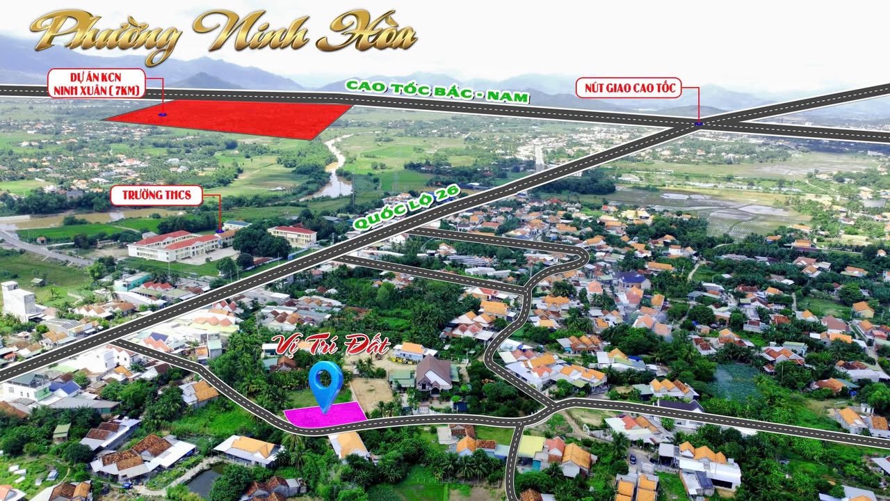 Đất nền Ninh Phụng 123m² giá từ 450 triệu - Sổ đỏ chính chủ, tiềm năng tăng giá!