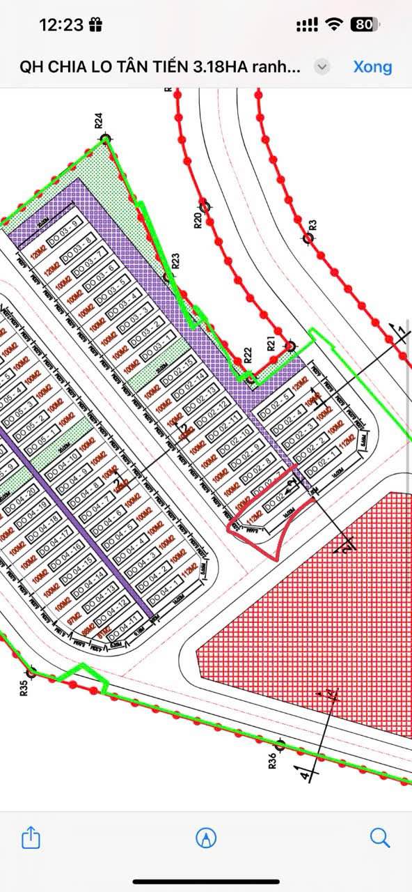 Đất nền TDC Tân Tiến 100m² giá 1 tỷ - Lô góc 2 mặt tiền cực đẹp!