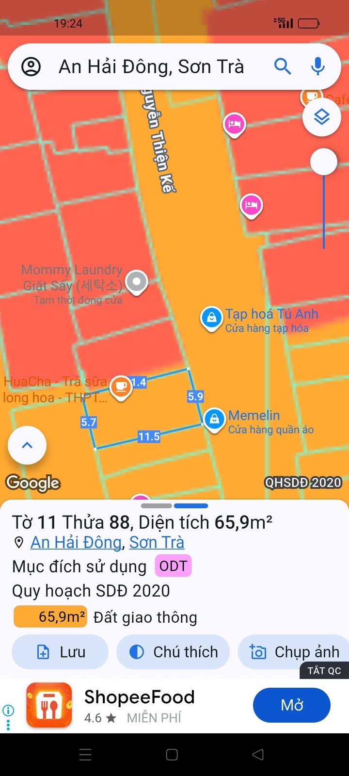 Nhà mặt tiền Nguyễn Thiện Kế, Sơn Trà 65m² giá 8.5 tỷ - Kinh doanh lý tưởng!