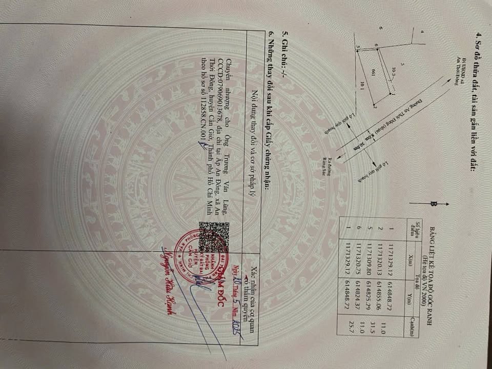 Đất thổ cư Cần Giờ 303m² giá 5.2 tỷ - Kinh doanh sầm uất ngay mặt tiền!