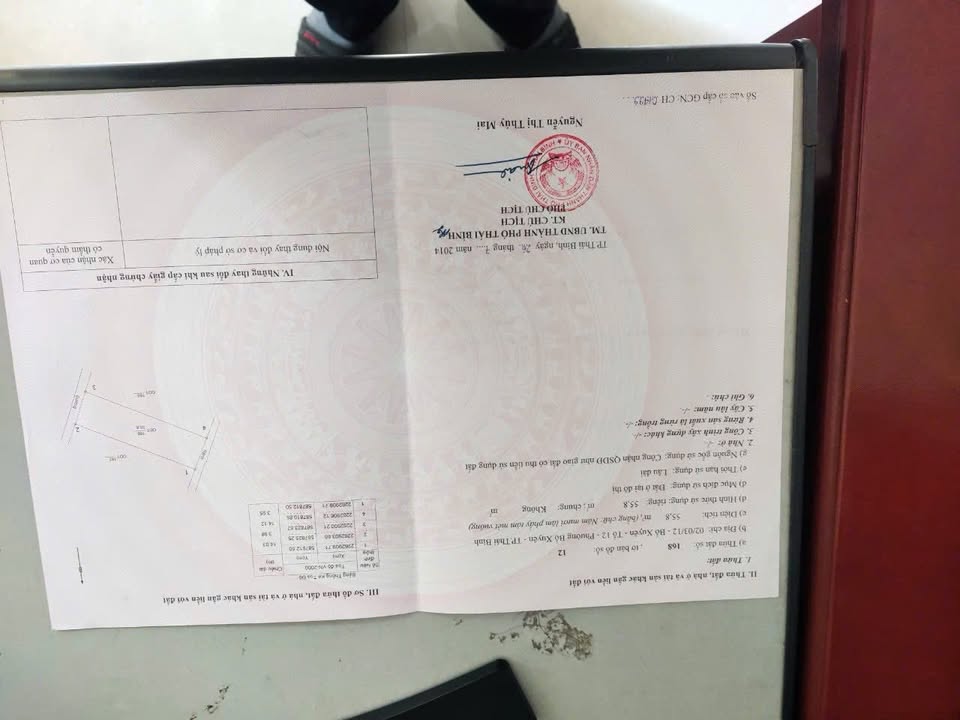 Nhà 3 tầng Bồ Xuyên, Thái Bình 54m² giá 3 tỷ - An ninh tốt, xe ô tô vào tận nhà!