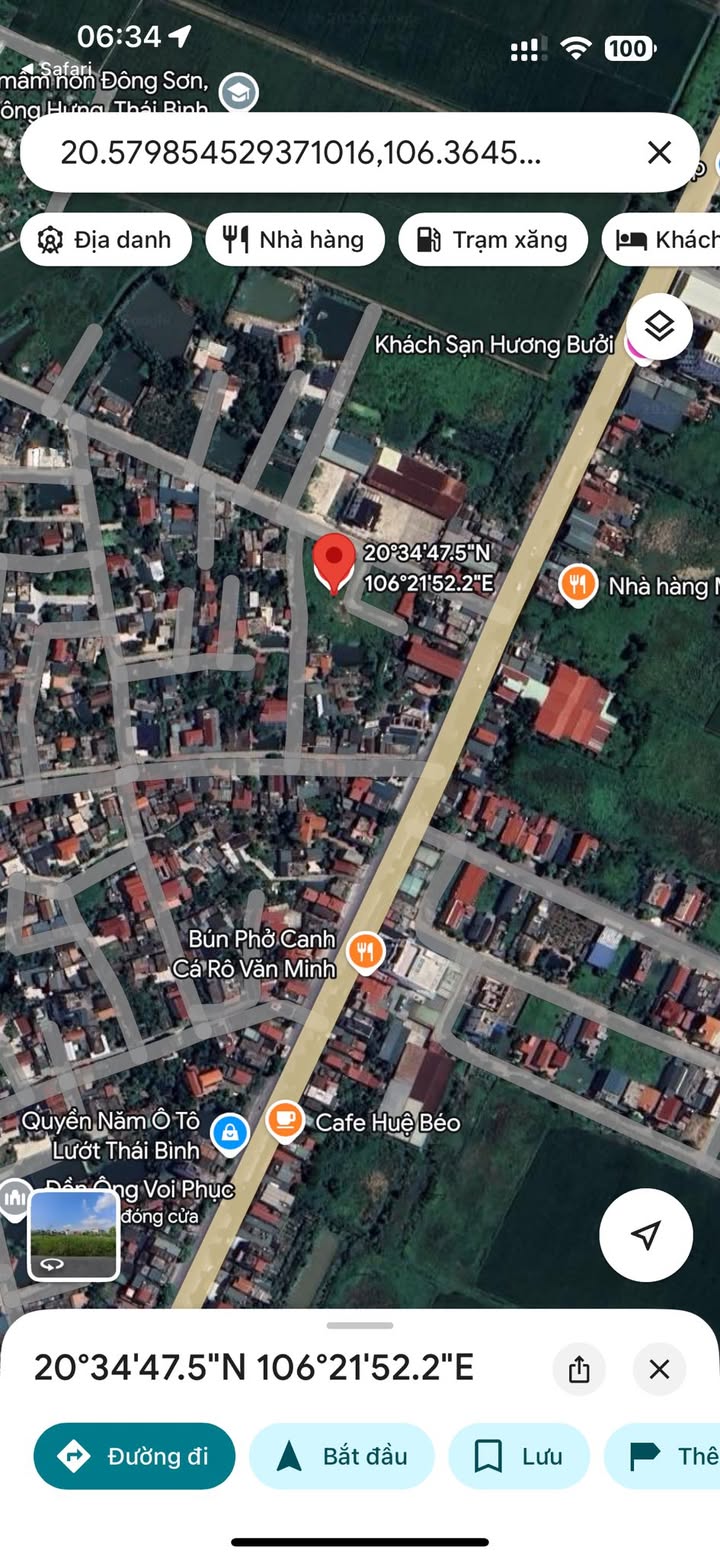 Đất nền lô góc 3 mặt tiền Đông Sơn, Đông Hưng 119m² - Pháp lý rõ ràng chính chủ!