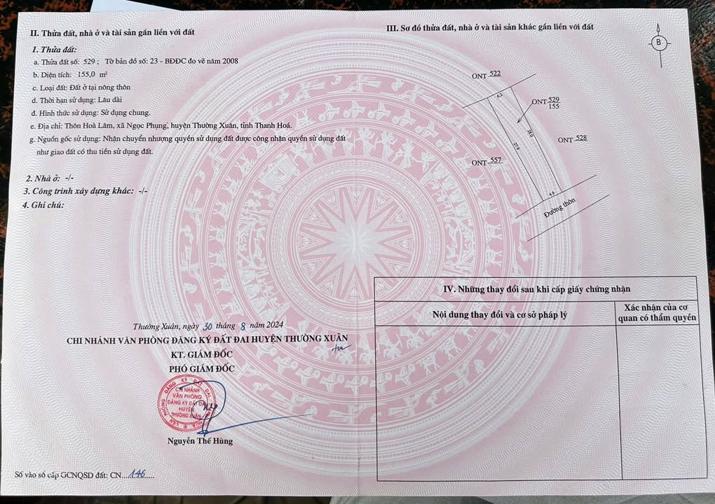 Đất nền tặng nhà cấp 4 tại Ngọc Phụng, Thường Xuân - Giá thỏa thuận hấp dẫn!