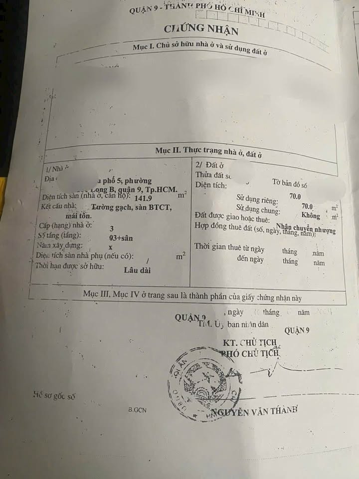 Nhà 2 Tầng Hẻm Đường 185, Phước Long B, Thủ Đức 70m² - Giá Chỉ 4.8 Tỷ