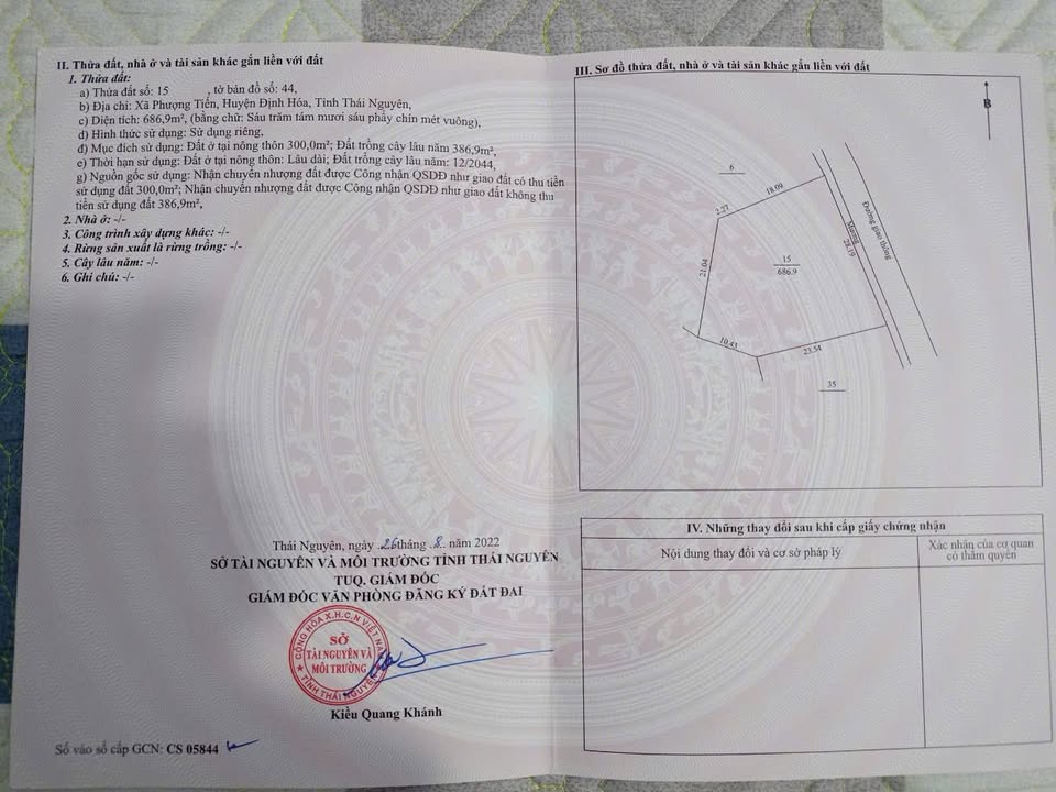 Nhà 2 tầng xã Phượng Tiến, Thái Nguyên 686m² giá chỉ vài trăm triệu - Sổ đỏ chính chủ!