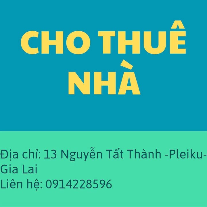 Cho thuê mặt bằng kinh doanh Nguyễn Tất Thành Pleiku - Không gian đẹp, sẵn sàng hoạt động!