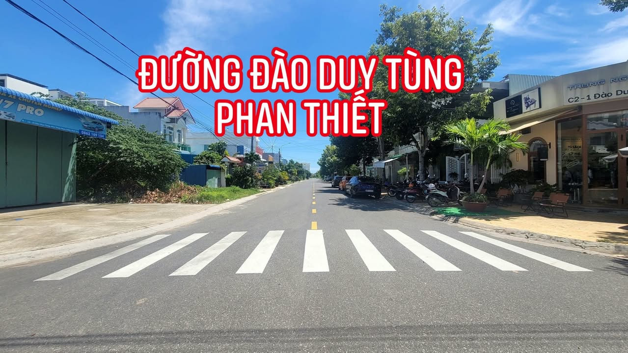 Đất thổ cư mặt tiền Đường Đào Duy Tùng, Phan Thiết 100m² - Giá tốt, đầu tư sinh lời!