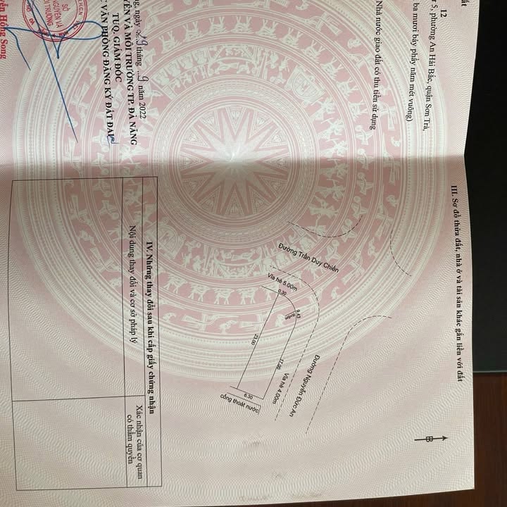 Đất lô góc Trần Duy Chiến - Nguyễn Đức An, Sơn Trà 252,5m² - Cơ hội đầu tư vàng!