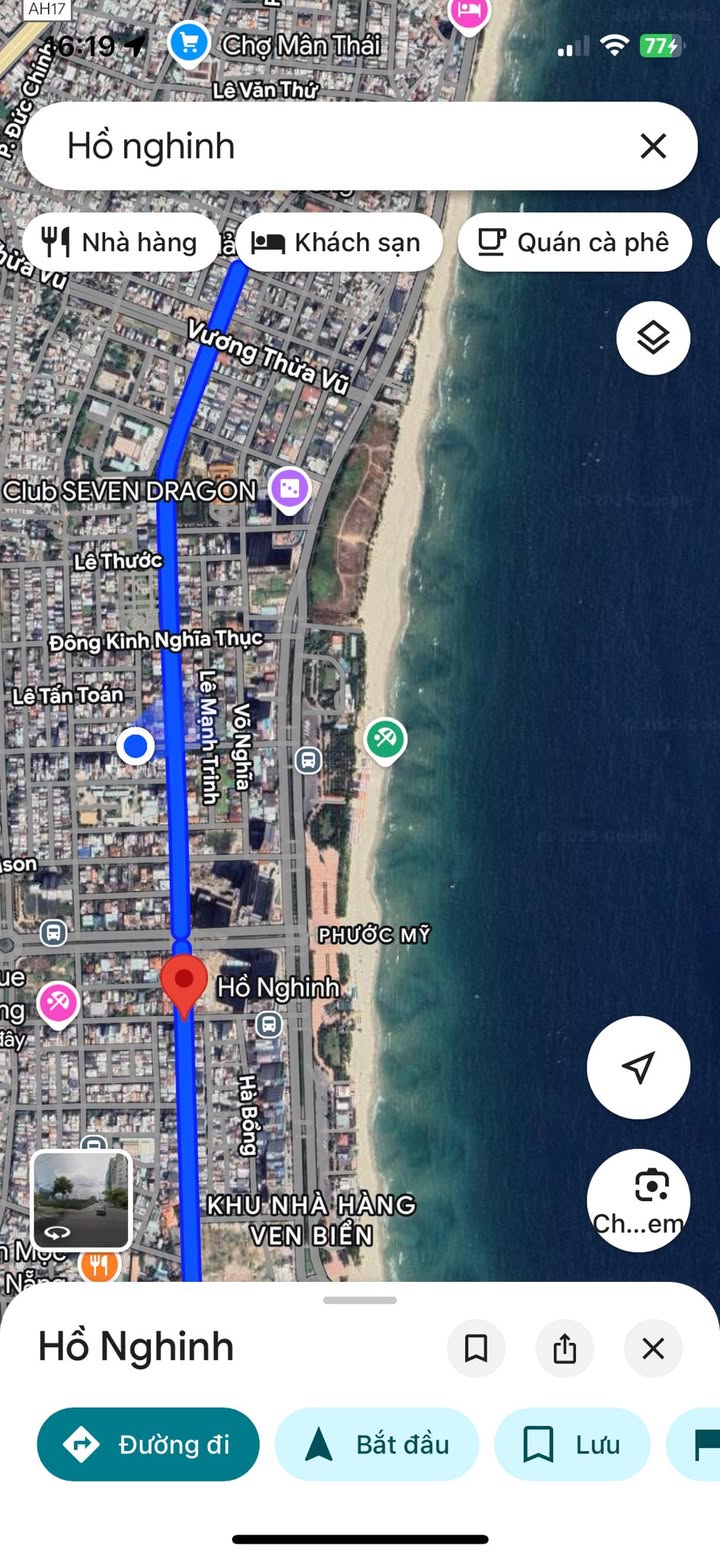 Đất mặt tiền Hồ Nghinh, P. An Hải, Đà Nẵng 129m² - Đầu tư sinh lời bền vững!