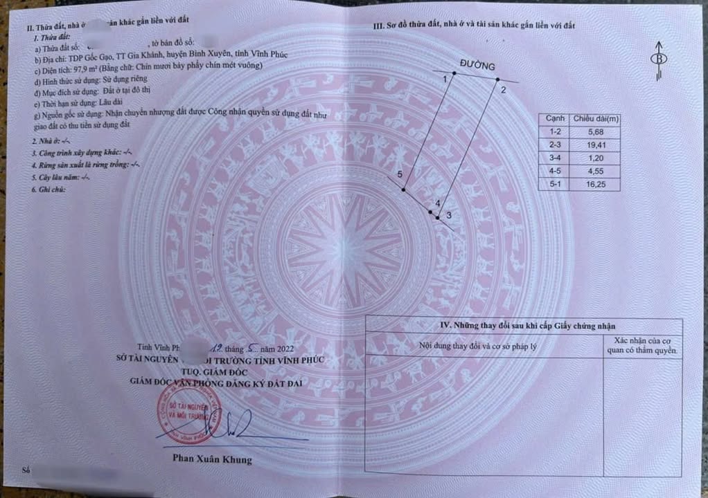 Đất nền Gia Khánh 105m² giá chỉ 1.05 tỷ - Sổ đỏ chính chủ, đầu tư sinh lời!