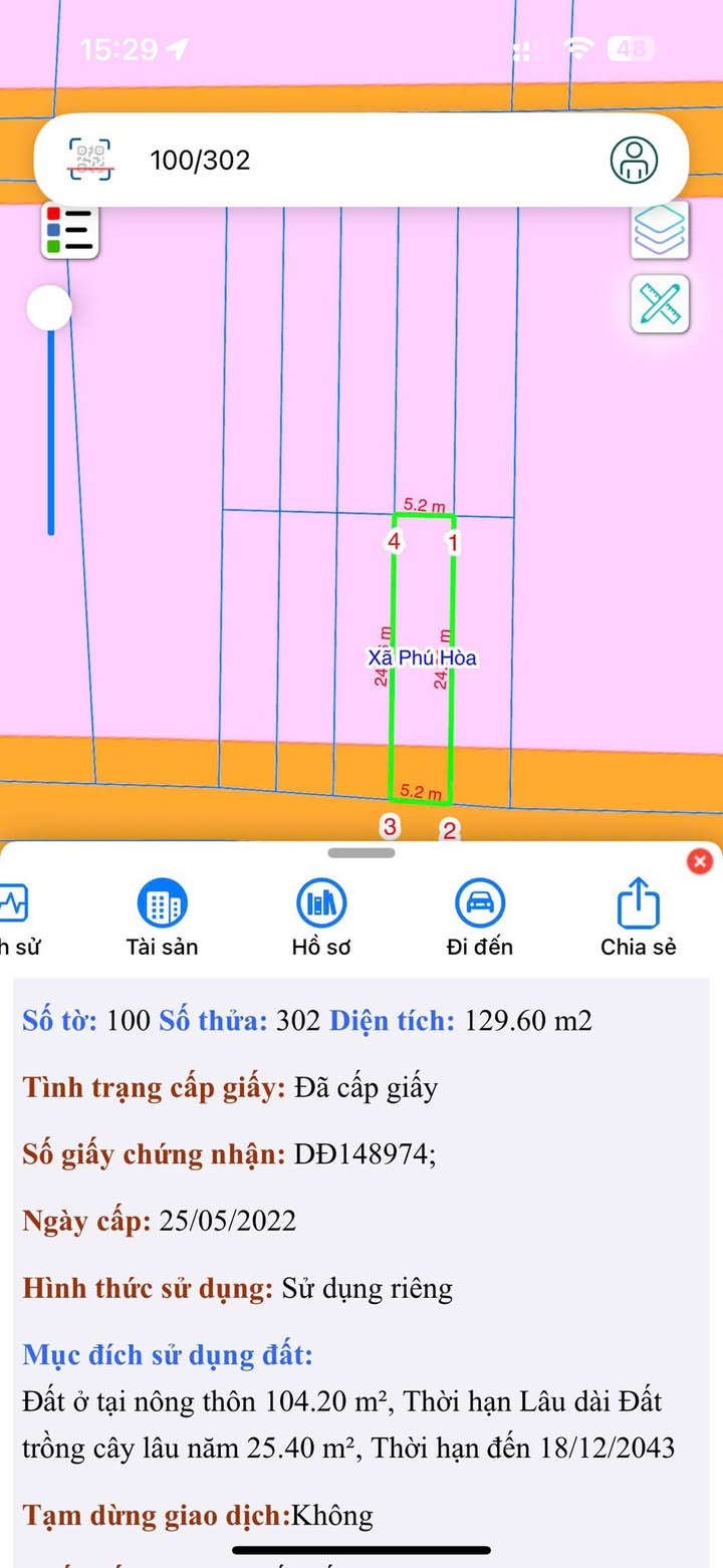 Đất nền Phú Điền Tân Phú 5.2m² giá 500 triệu - Đầu tư sinh lời ngay!