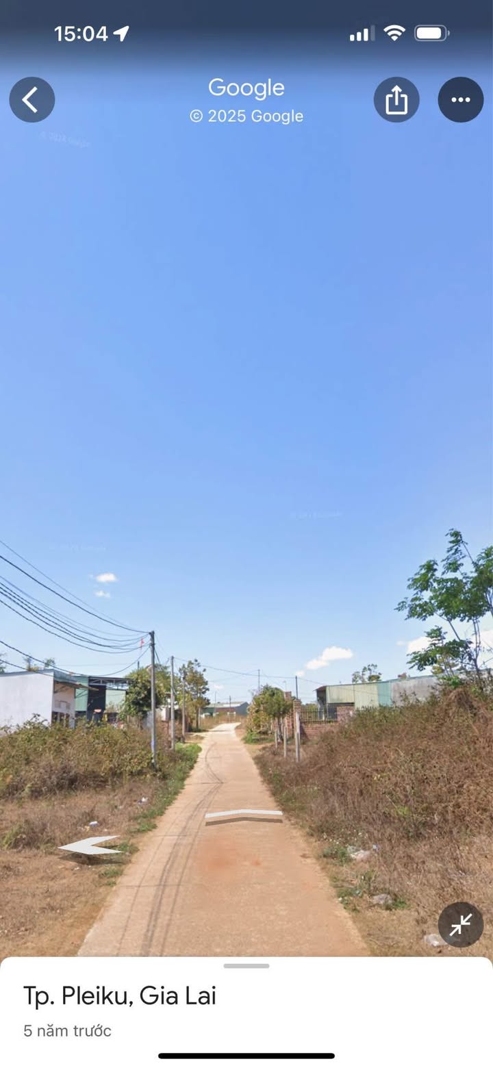 Đất thổ cư Chi Lăng, Pleiku 140m² giá 725 triệu - Hướng Đông, đường nhựa rộng rãi!