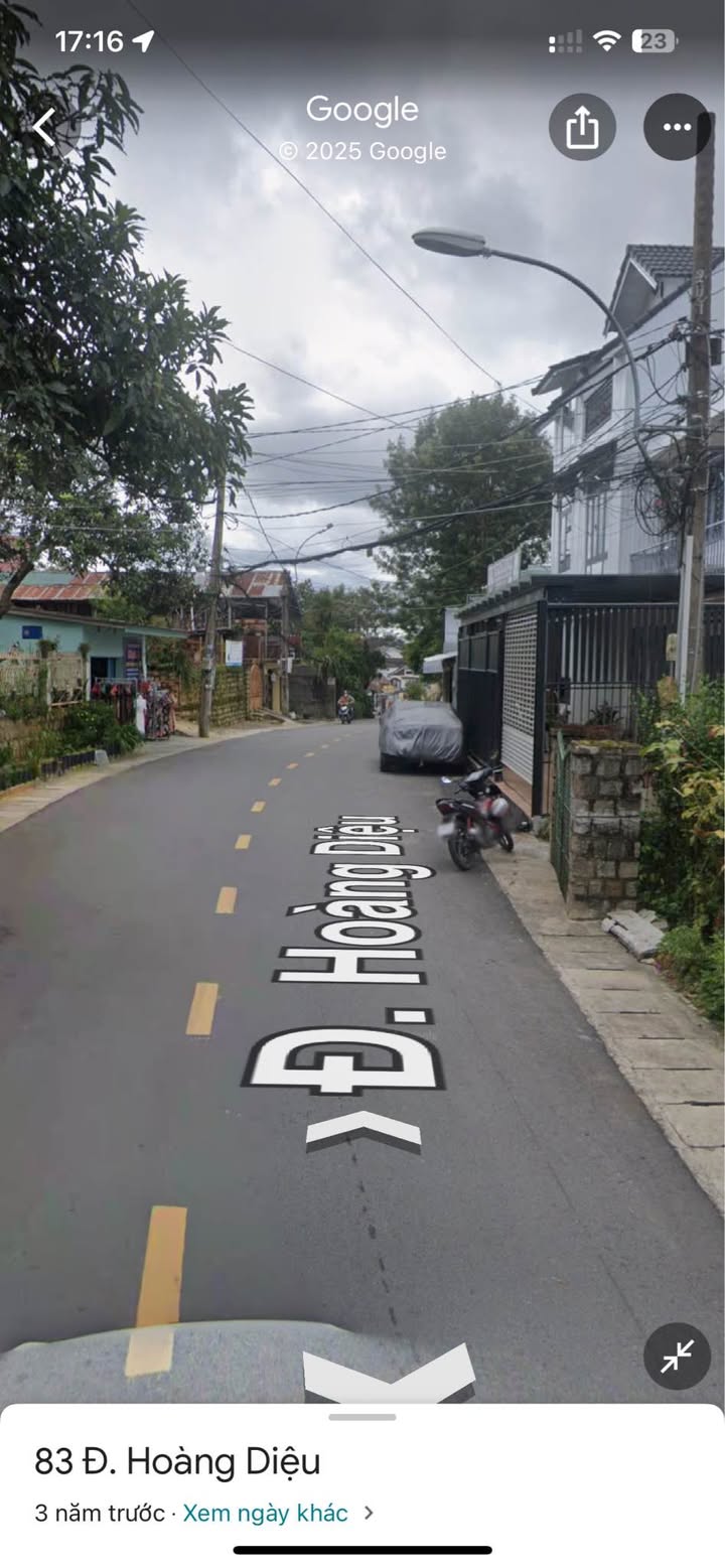 Đất nền đường Hoàng Diệu, Đà Lạt 113m² giá 7.69 tỷ - Đầu tư sinh lời ngay!