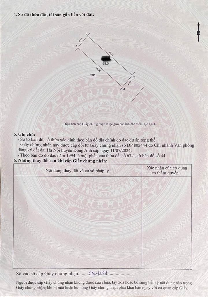 Đất Thụy Lâm Đông Anh 68m² giá 6x triệu - Sổ đỏ chính chủ, pháp lý đầy đủ!