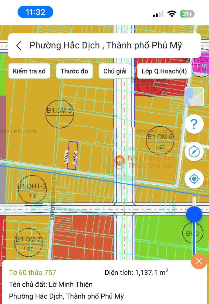 Đất nền khu phố 4 Hắc Dịch 1140m² giá thỏa thuận - Cơ hội đầu tư tuyệt vời!