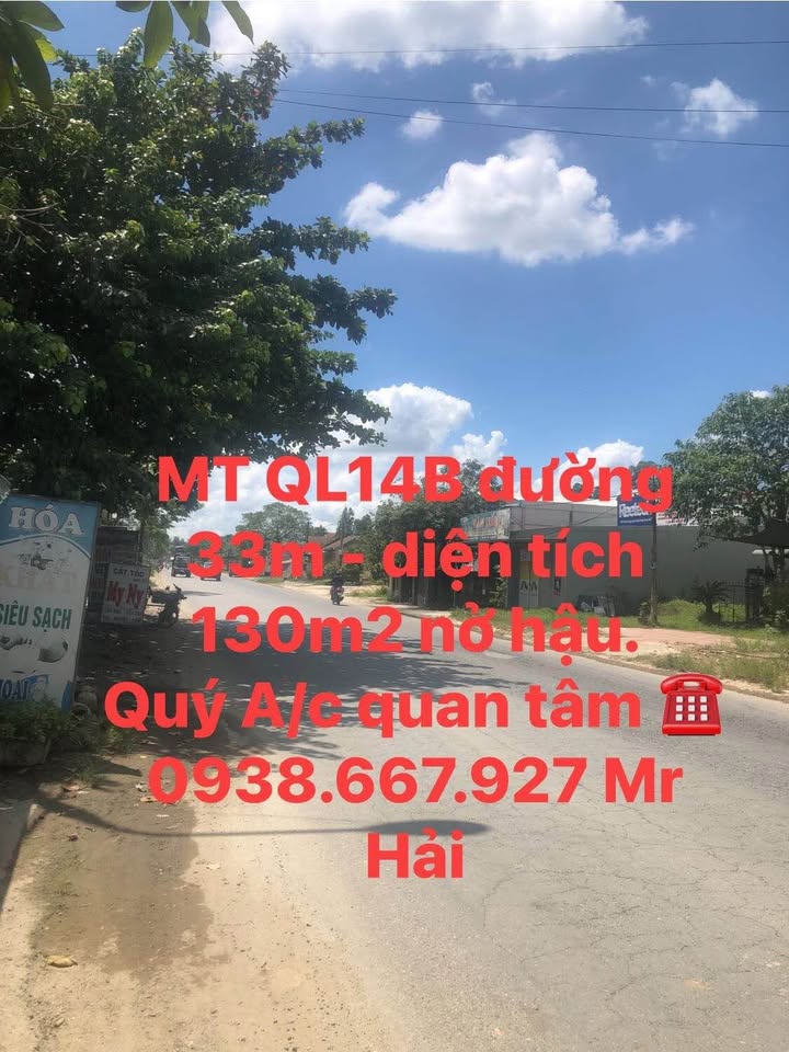 Đất mặt tiền Phú Sơn 1 - Hòa Tiến 130m² giá 3 tỷ - Đầu tư sinh lời ngay!