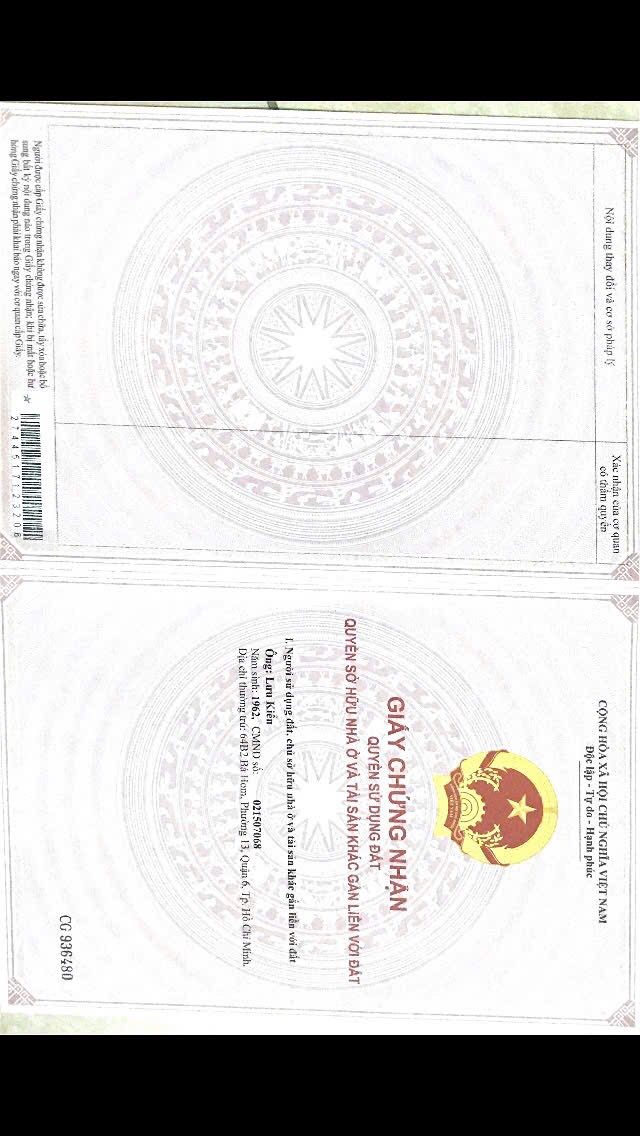 Đất nền chính chủ tại Lê Văn Quới, Bình Tân, 722m² giá 13.5 tỷ - Đầu tư sinh lời ngay!