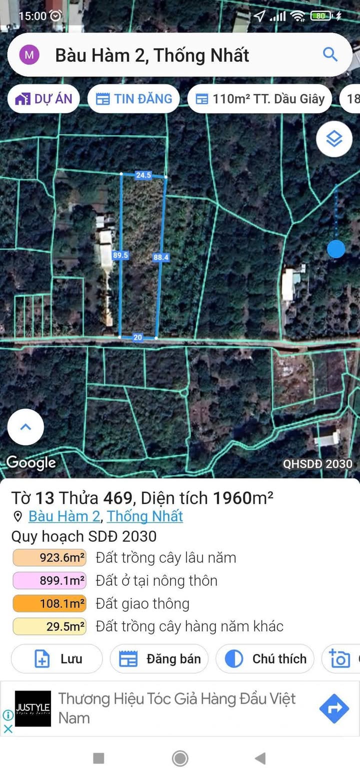 Đất thổ cư 800m² mặt tiền Ngô Quyền, Biên Hòa - Chỉ 3 tỷ!