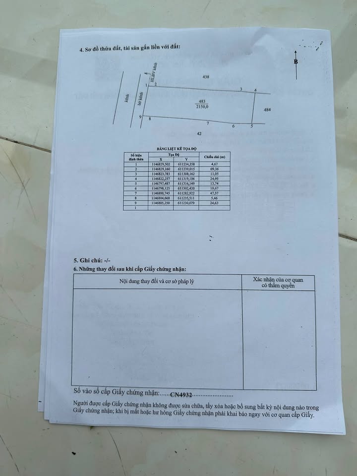 Đất nông nghiệp 50,000m² tại Ấp Bắc 1, Tân Điền giá 1.85 tỷ - Đầu tư sinh lời an toàn!
