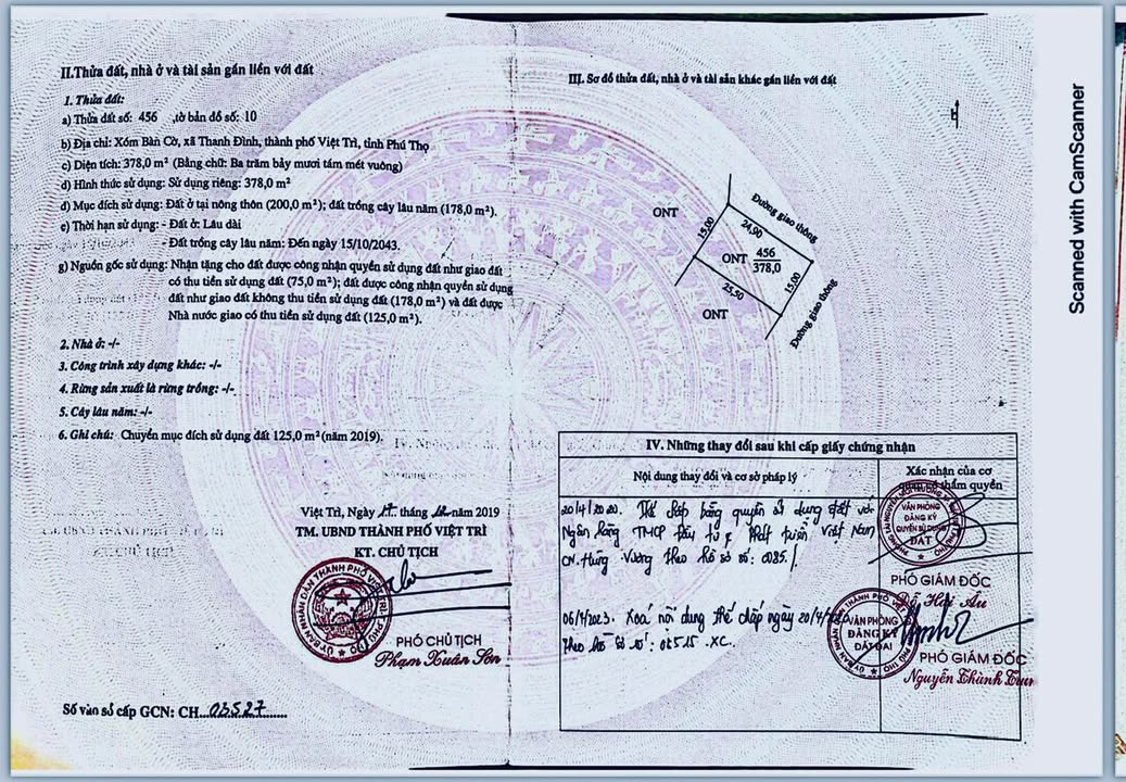 Đất kinh doanh tại Thanh Đình, Việt Trì, Phú Thọ 378m² - Vị trí đắc địa, tiềm năng phát triển!