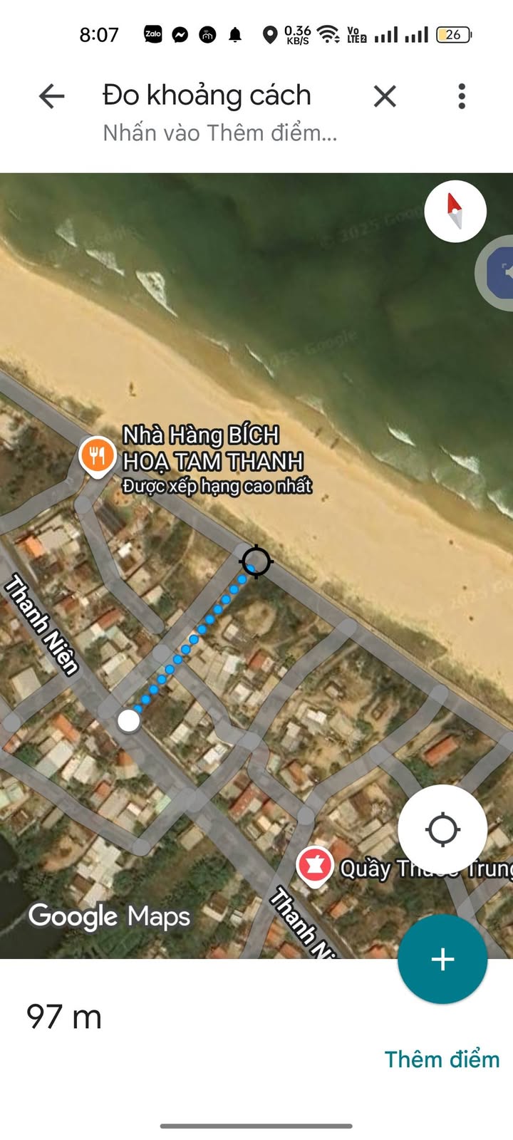 Đất nền mặt tiền đường Thanh Niên, Tam Thanh 160m² giá 2 tỷ - Cách biển chỉ 100m!