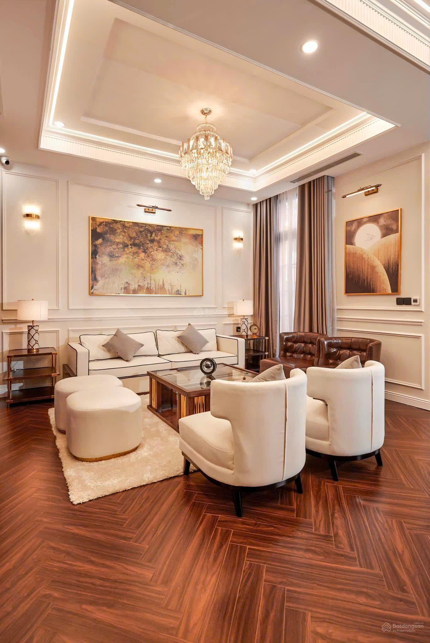 Biệt thự song lập Amelie Villa Nhà Bè 232.83m² giá 29.5 tỷ - Nội thất cao cấp, thang máy sẵn sàng ở!