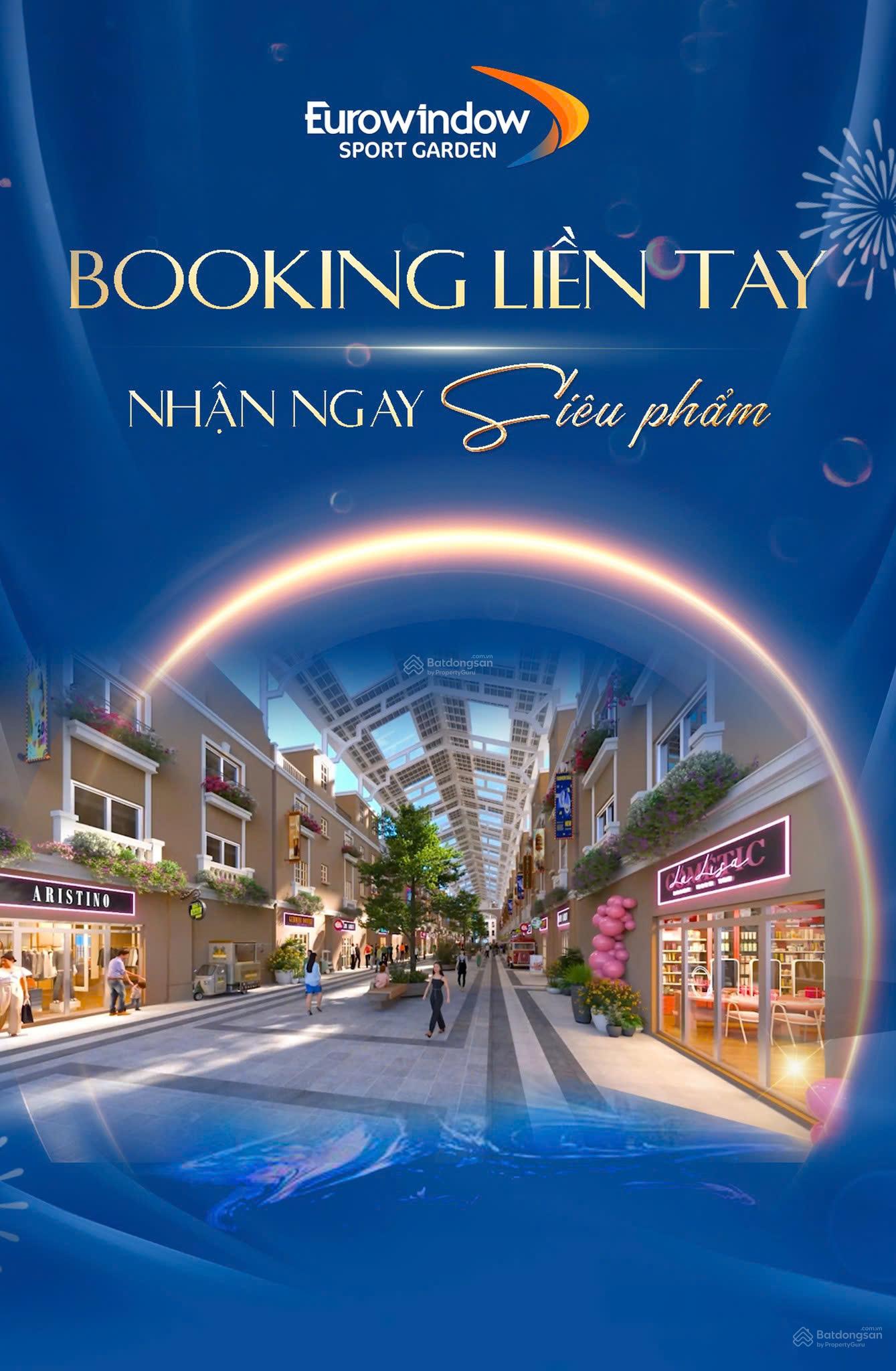 Shophouse Eurowindow Sport Garden Đông Vĩnh 120m² - Đầu tư bền vững ngay trung tâm!