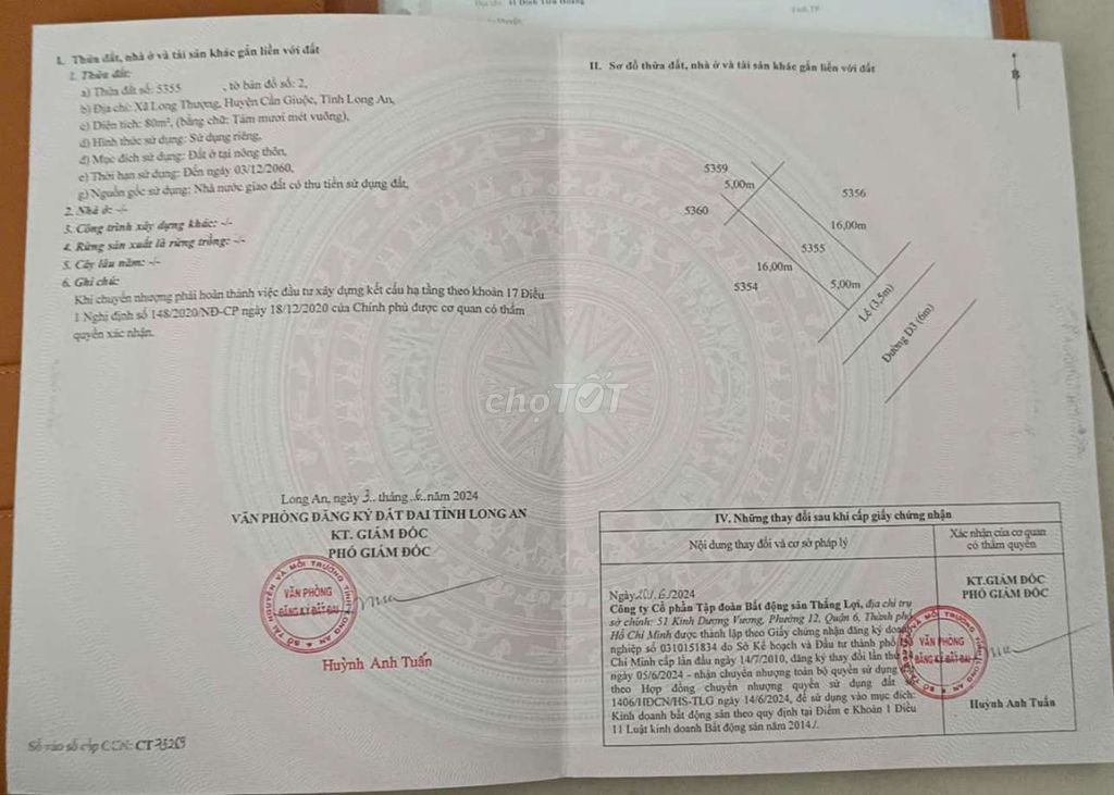 Đất nền A5.14 dự án The Sol City, Long An 80m² giá 2.5 tỷ - Sổ hồng chính chủ!