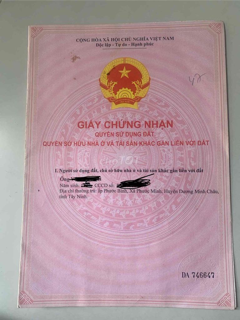 Bán đất Tây Ninh 383,9m² giá 1,25 tỷ - Mặt tiền đường tỉnh 781