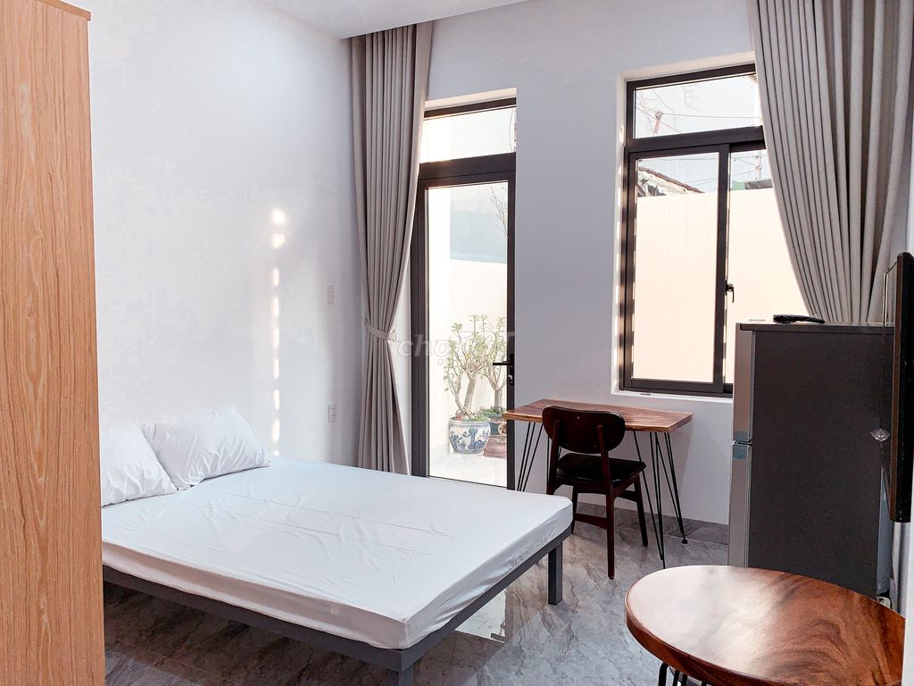 Căn hộ cho thuê Phước Mỹ Đà Nẵng 23m² giá 5.5 triệu - Ban công rộng thoáng gần biển!