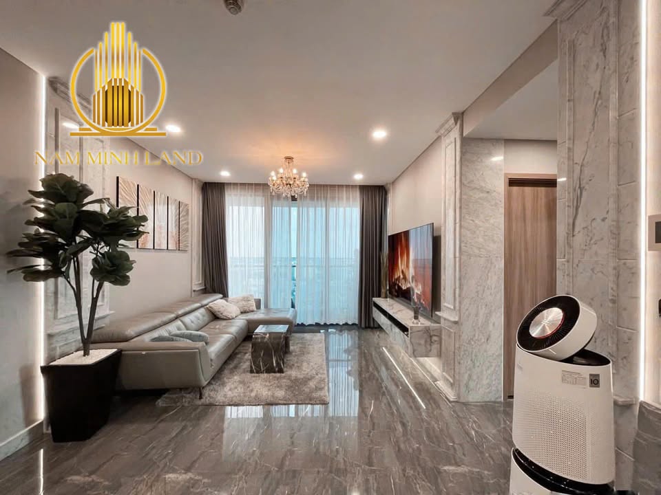 Căn hộ Saigon Pearl Bình Thạnh 123m² giá 90 triệu - Nội thất đẹp, sẵn sàng vào ở!