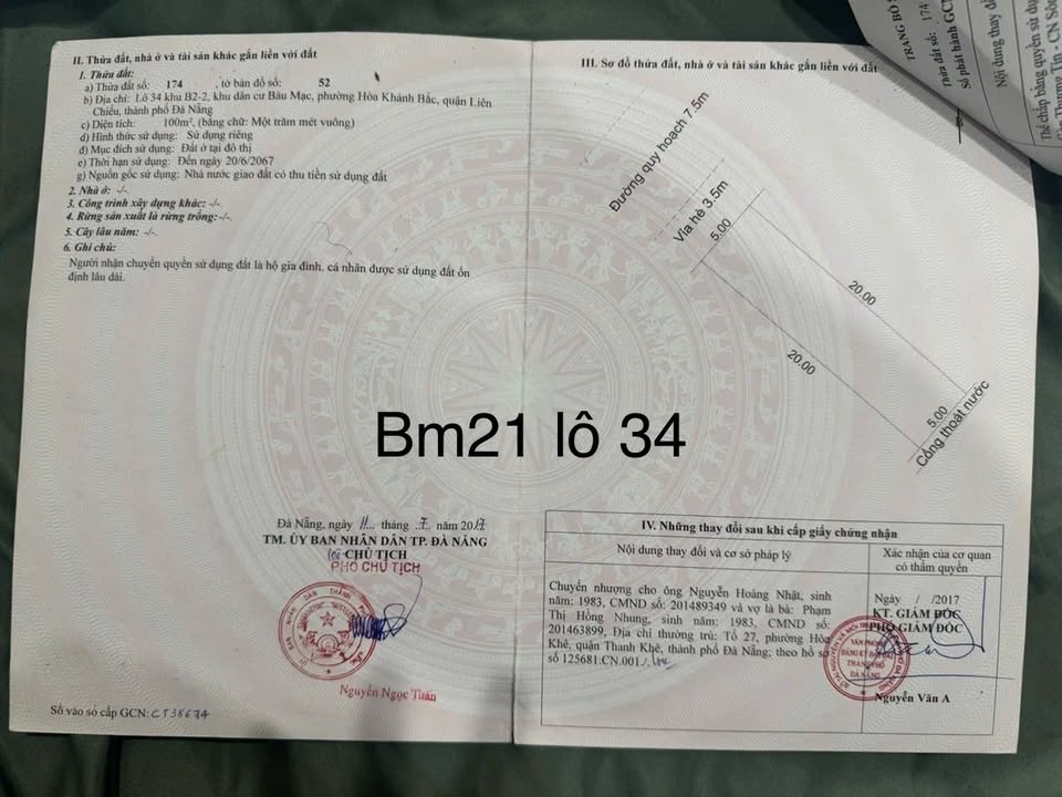 Đất Bàu Mạc 21 Liên Chiểu 100m² giá tốt - Cơ hội đầu tư tuyệt vời!