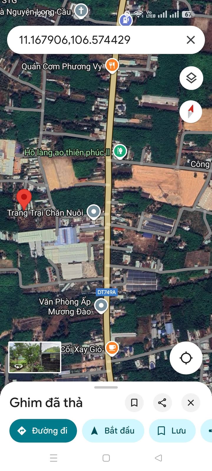 Đất Long Nguyên Bàu Bàng 872m² giá 3 tỷ - Sẵn sàng đầu tư!