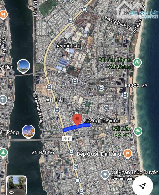 Bán nhà 3 mặt tiền đường Lương Thế Vinh 207m² giá 23 tỷ - Đầu tư sinh lời tại biển Mỹ Khê!