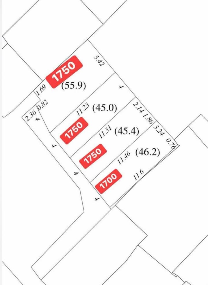 Đất nền lô ngõ Lê Hồng Phong, Nam Định 45m² giá 1.7 tỷ - Cơ hội đầu tư tuyệt vời!