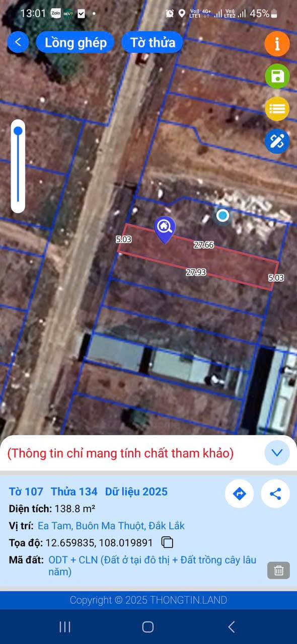 Đất mặt tiền đường Phùng Hưng, Ea Tam, 135m² giá 2.35 tỷ - Đầu tư an cư lý tưởng!