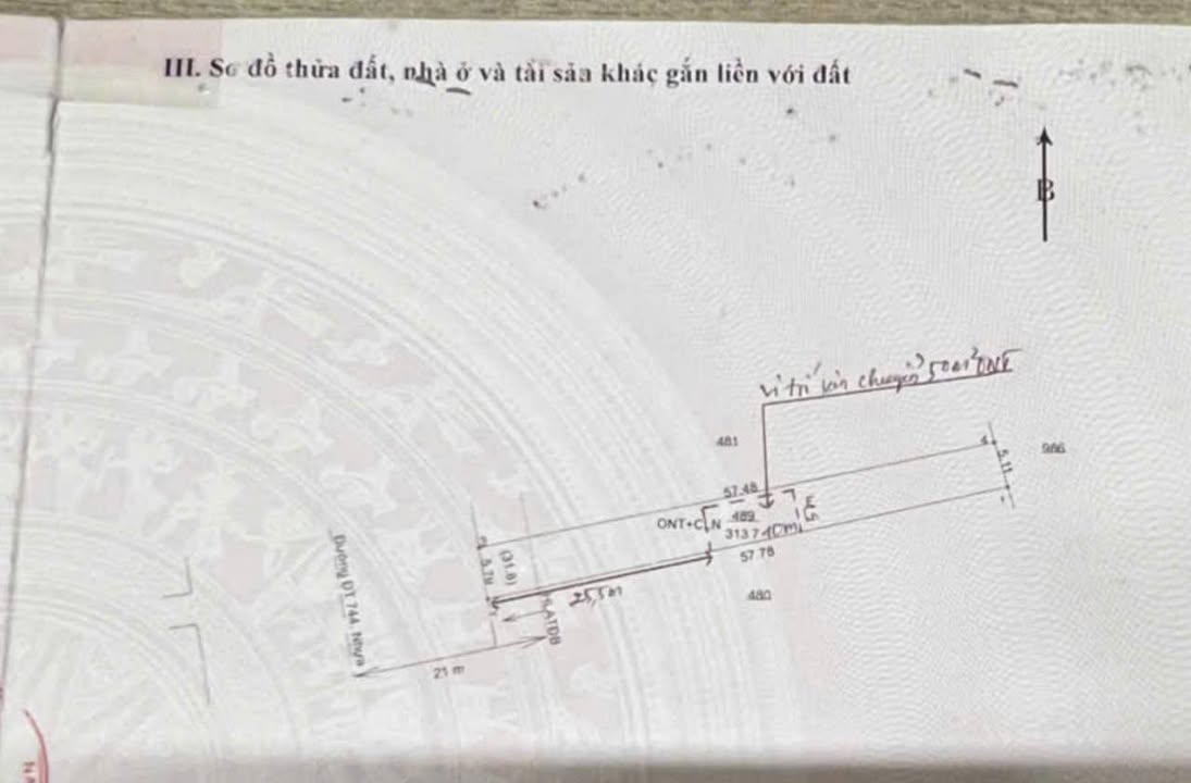 Lô đất mặt tiền đường DT 744, Bến Cát 100m² giá 5.5 tỷ - Đầu tư sinh lời ngay!