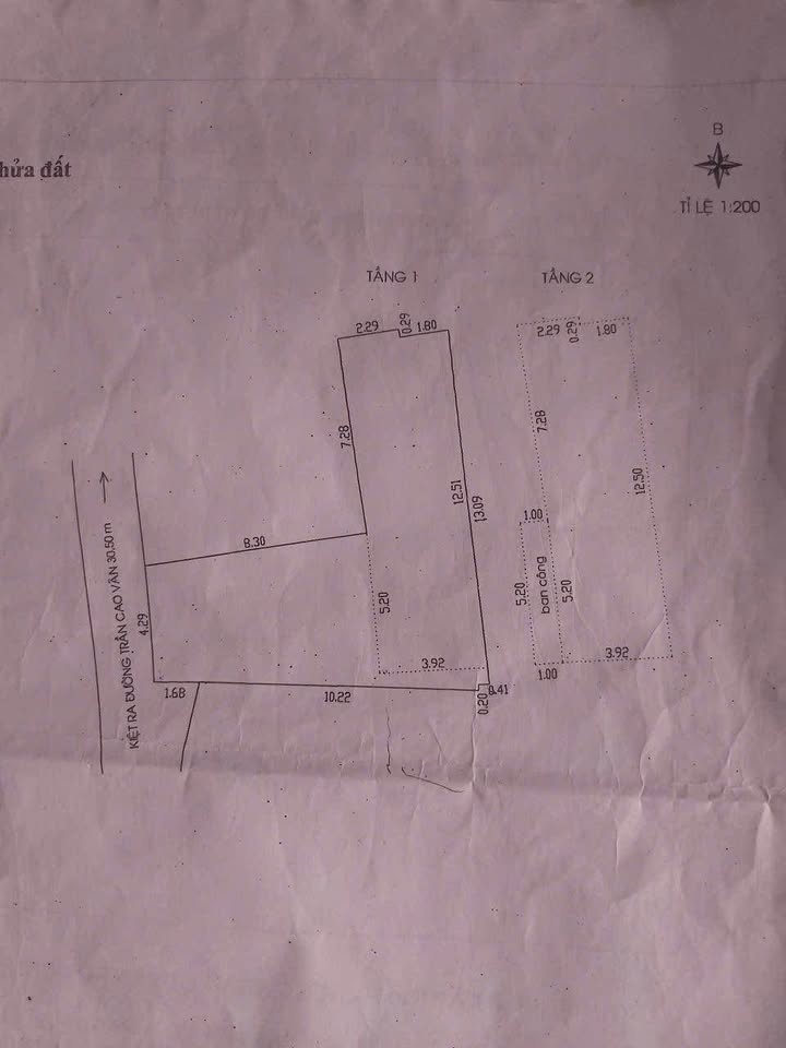 Nhà 2 tầng Trần Cao Vân Đà Nẵng 93m² giá 4 tỷ - Vị trí đẹp trung tâm thành phố