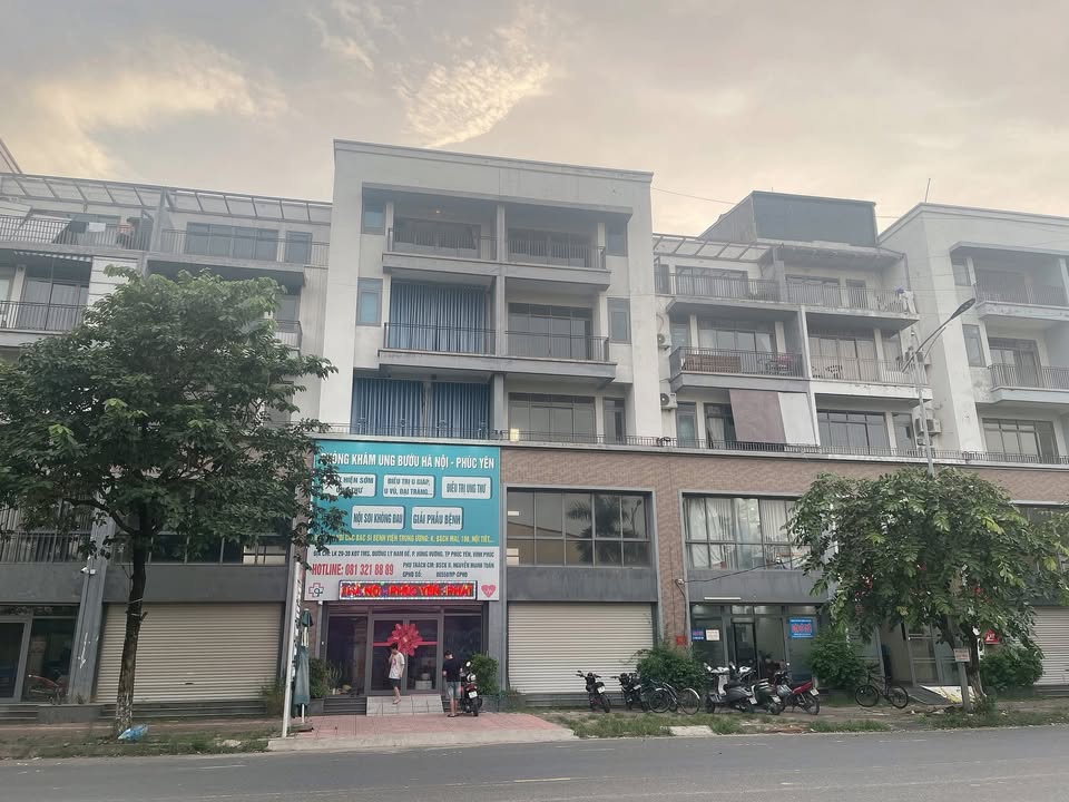 Shophouse 5 tầng Lý Nam Đế Phúc Yên 126m² giá 7.812 tỷ - Cơ hội đầu tư tuyệt vời!