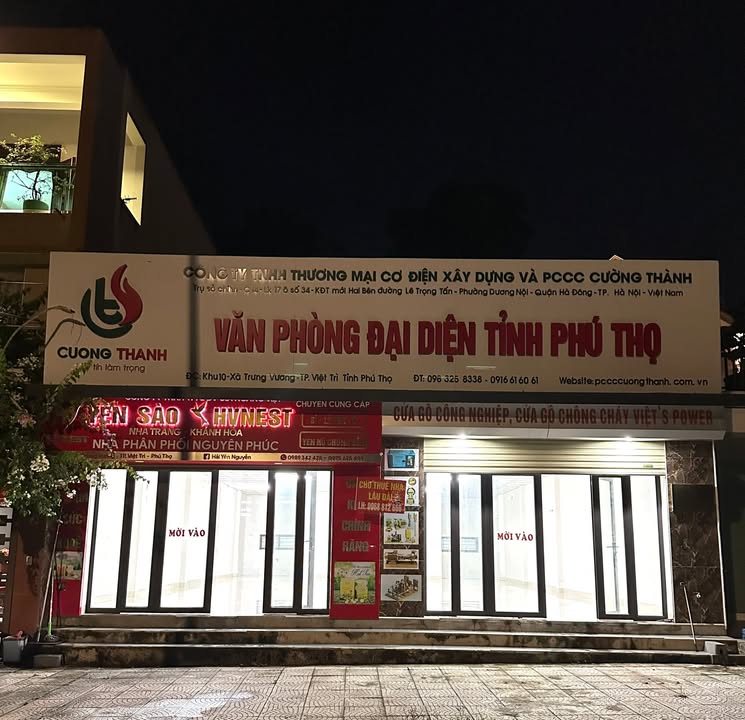 Nhà mặt tiền Vũ Thê Lang, Việt Trì 200m² giá 11 triệu - Chính chủ cho thuê lâu dài!