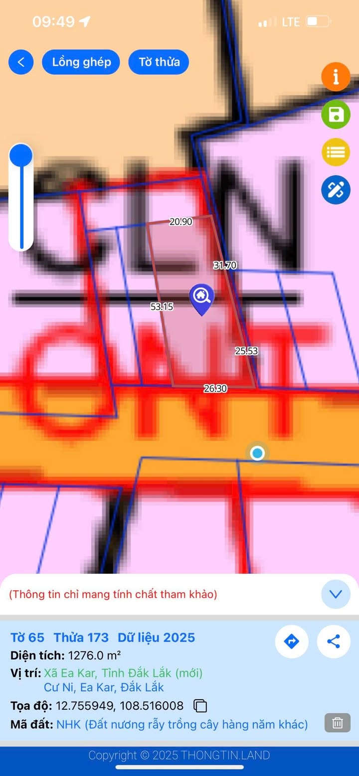 Đất nền 1276m² đường liên xã Cư Ni - Ea Păl giá 650 triệu - Đầu tư sinh lời!