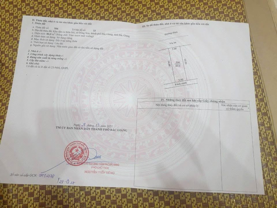 Đất nền Thôn Sòi, Đồng Sơn 80m² giá 3.4 tỷ - Đường rộng, ô tô tránh nhau!