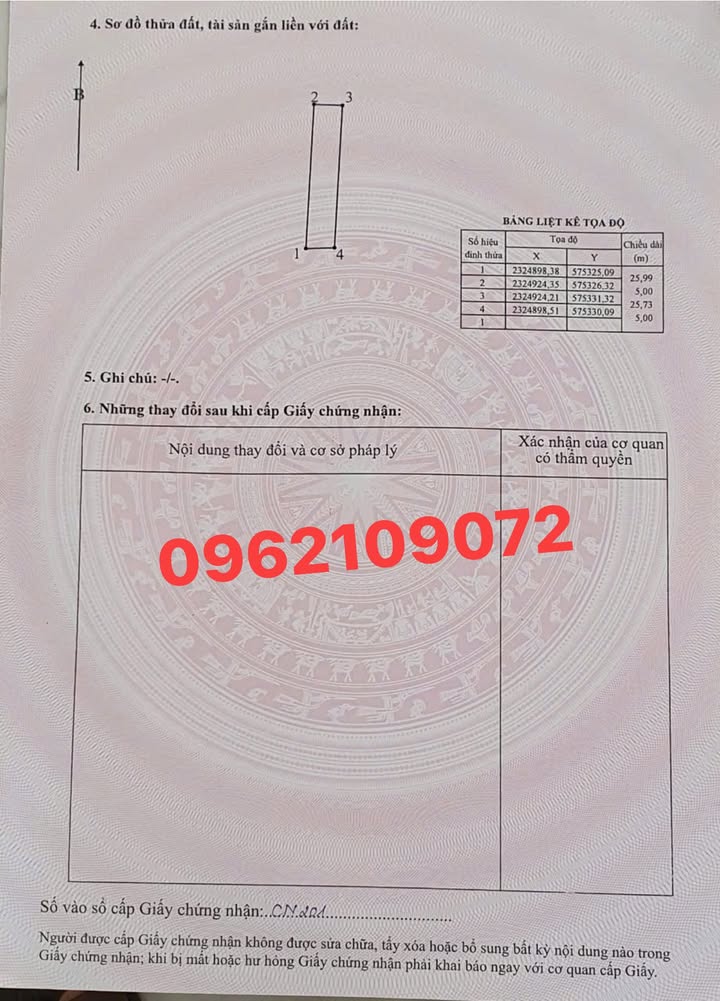 Đất nền đẹp tại xã Trung Chính, huyện Lương Tài, Bắc Ninh 129,4m² - Đầu tư sinh lời ngay!