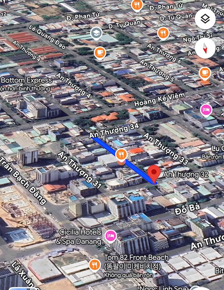 Đất nền An Thượng 32, Đà Nẵng 153m² giá 30 tỷ - Đầu tư sinh lời ngay!