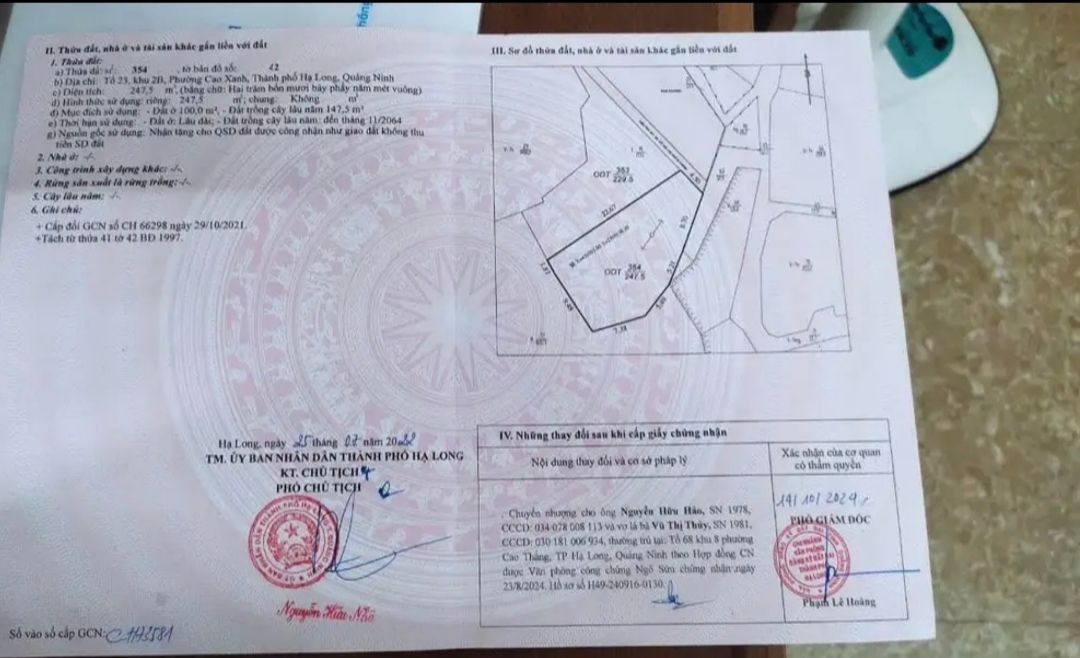 Đất nền Ngõ 10 Cao Xanh, Hạ Long 247m² giá 800 triệu - Cơ hội đầu tư hiếm có!