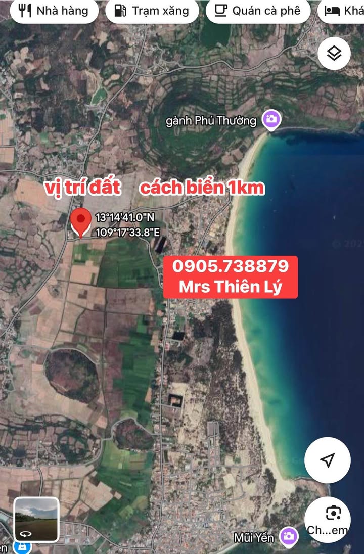 Đất nền 500m² gần biển Phú Thường, An Hòa Hải, Tuy An - Tiềm năng tăng giá lớn!