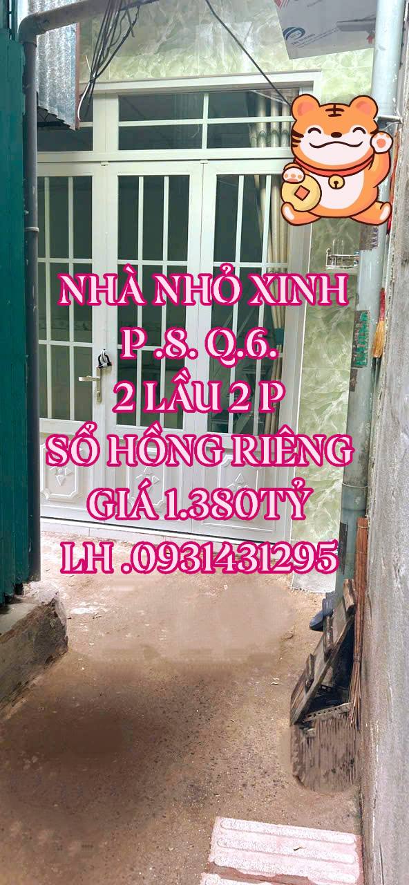 Nhà 2 Lầu Đường Lò Gốm Quận 6 - Giá Chỉ 1.38 Tỷ, Sổ Hồng Riêng!
