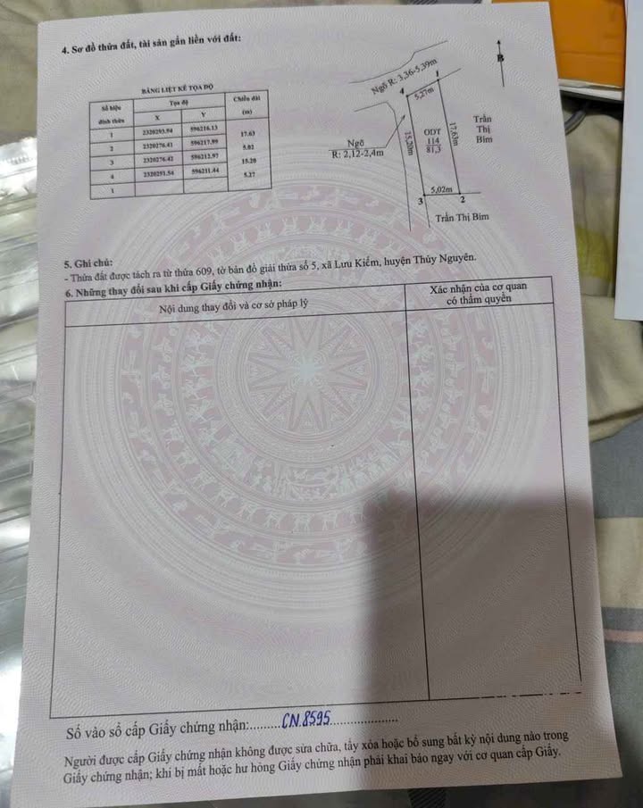 Đất thổ cư Lưu Kiếm 83m² giá 1.5 tỷ - Cơ hội đầu tư tuyệt vời!