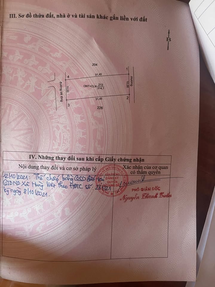 Đất nền xã Hùng Việt 314m² giá 1.3 tỷ - Đường rộng ô tô tránh thoải mái!