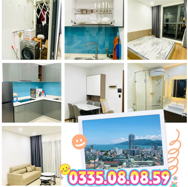 Căn hộ Phú Tài Residence Quy Nhơn 50m² giá 6 triệu - Cho thuê gấp, view tuyệt đẹp!